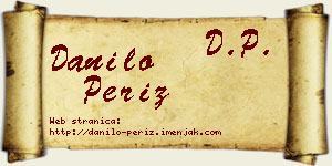 Danilo Periz vizit kartica